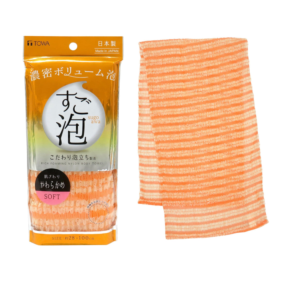 Towa Sangyo SuGoAwa IV Soft Nylon Body Towel