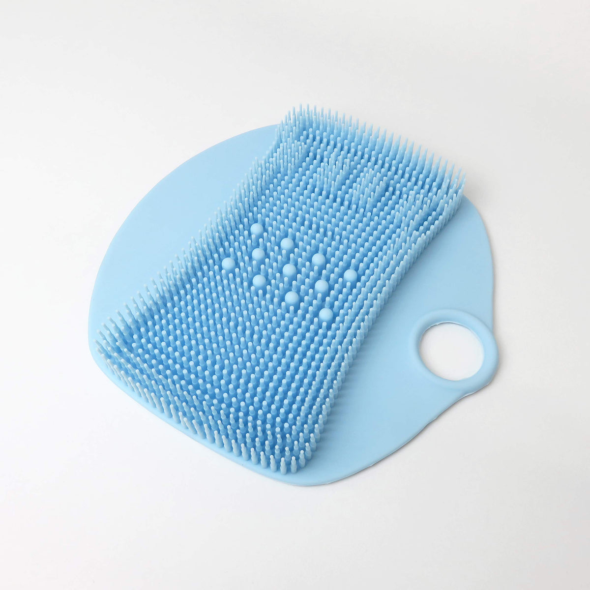 Touwasangyou Body Brush Blue Silicone Foot Brush 15x15.8cm