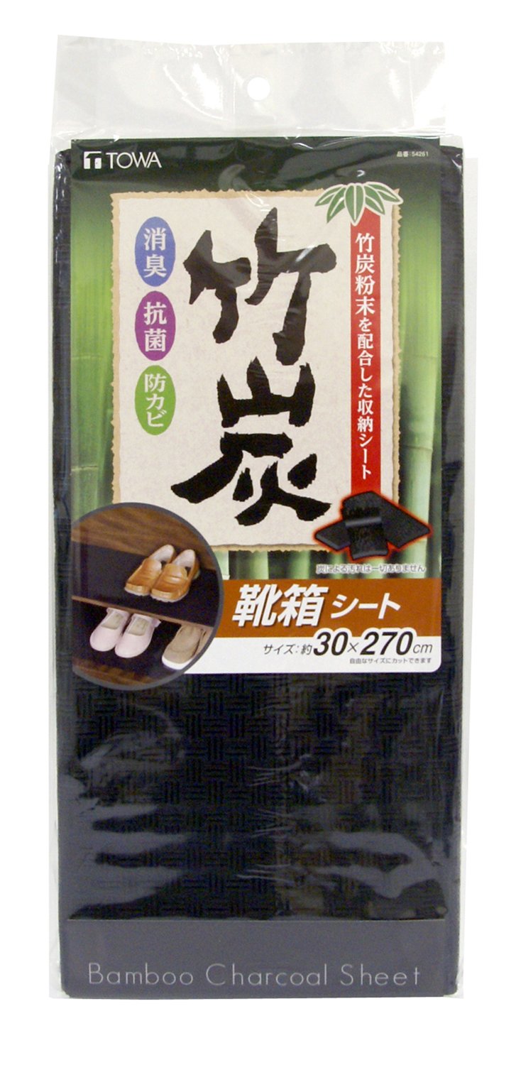 Touwasangyou Shoe Cabinet Sheet BCS Bamboo Charcoal Black 300×270×3mm