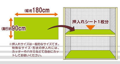 Touwasangyou Tapis de rangement anti-glissement pour placard 90x180cm