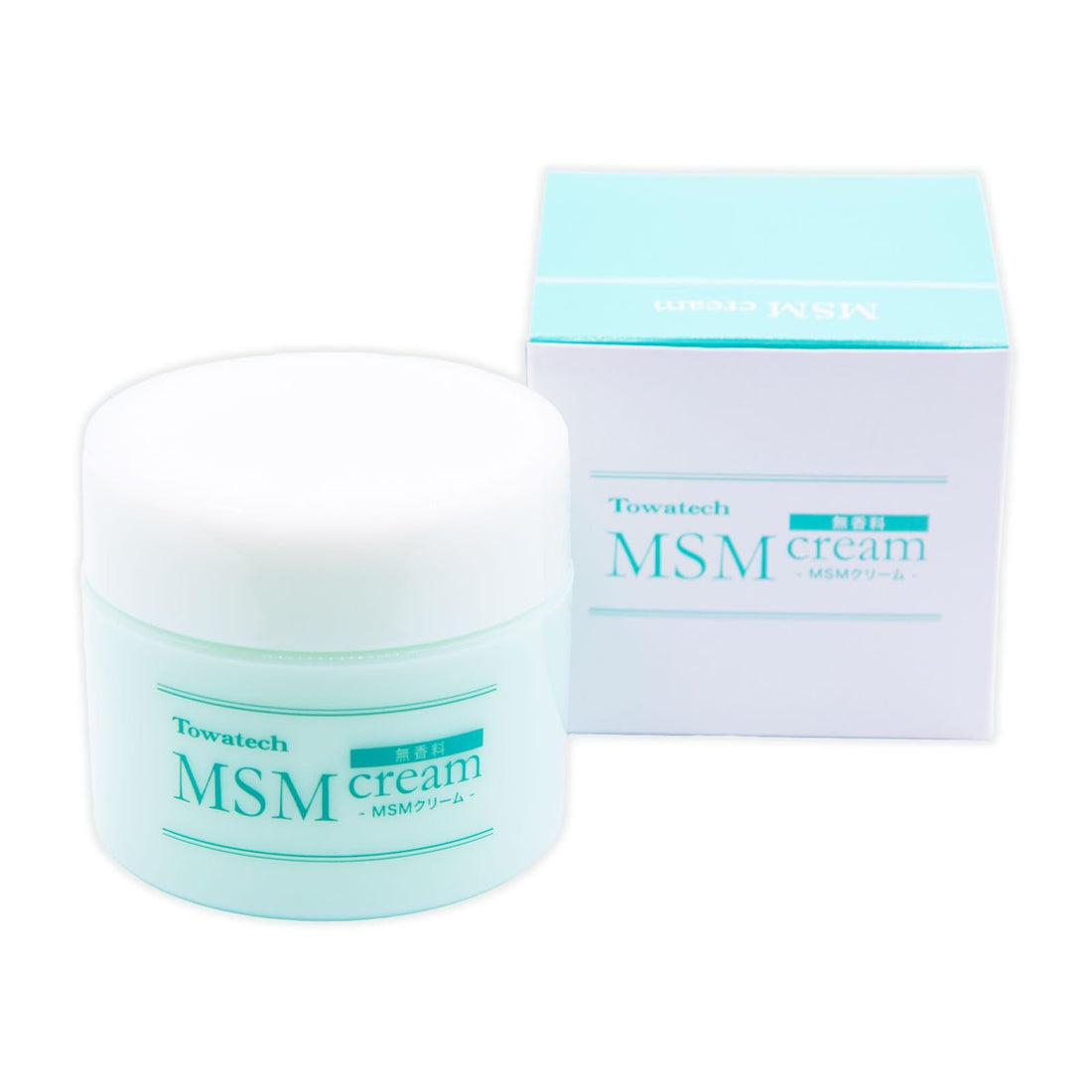 Towatekku MSM Cream, Unscented, Menthol-Free Massage Cream, Made in Japan 140g