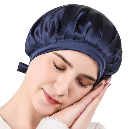 Tsuruwa Silk Night Cap 100% Silk for Hair Care Size L