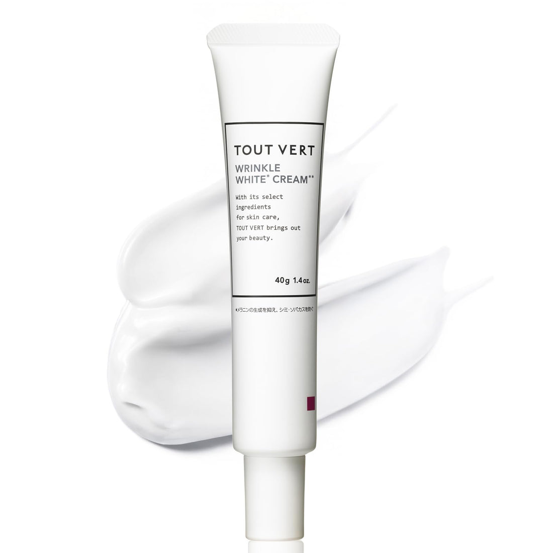 Tout Vert Wrinkle White Cream with Niacinamide 40g for Radiant Skin
