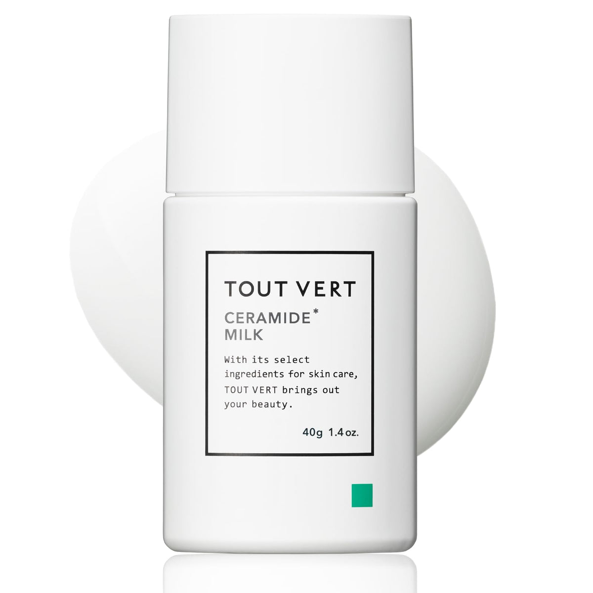 Tout Vert Ceramide Milk 40g Lightweight Moisturizer for Japanese Skincare