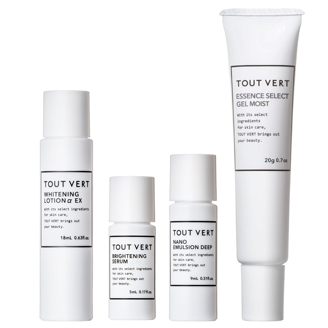 Tout Vert Trial Set Brightening Skincare for Radiant Skin