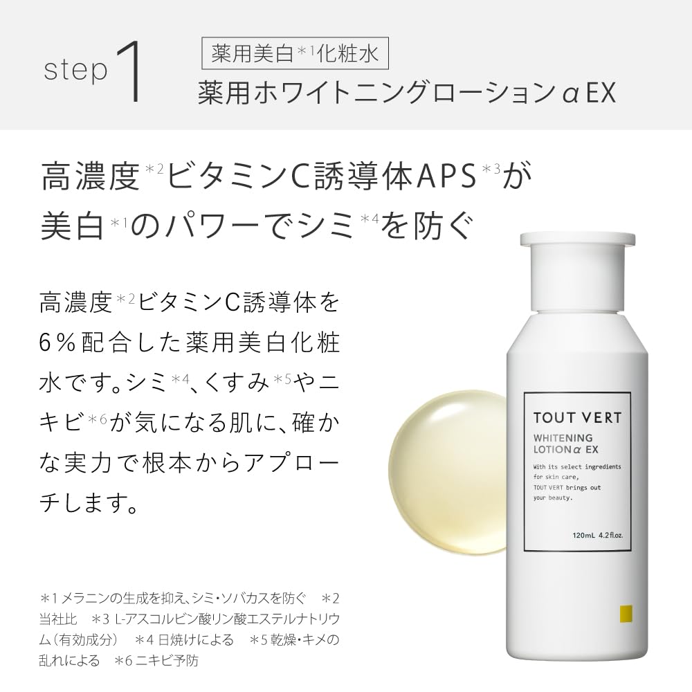 Tout Vert Trial Set with Hydrating Lotion and Serum for Japanese Skincare