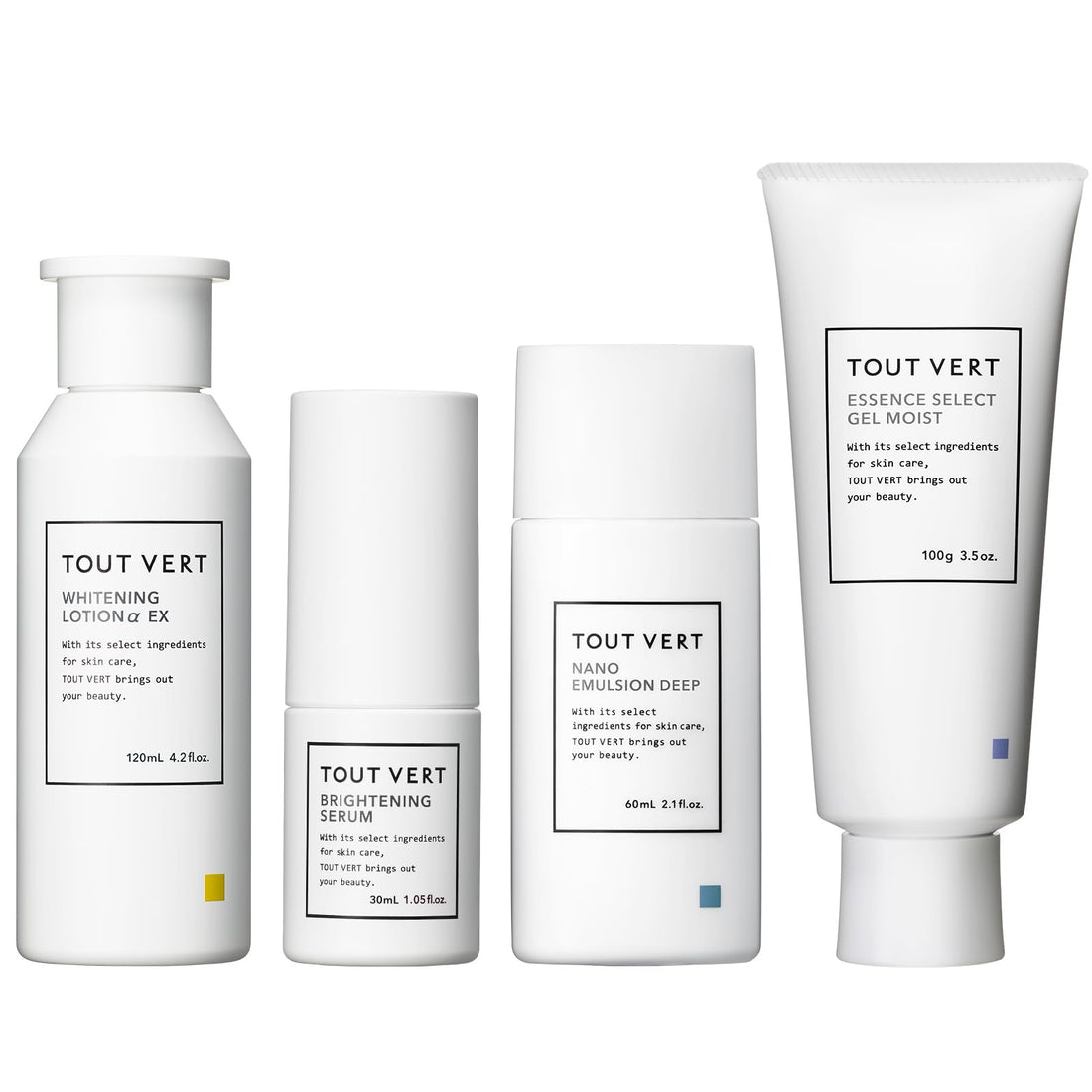 Tout Vert Bright Look Care Whitening Set with Vitamin C and Ceramide