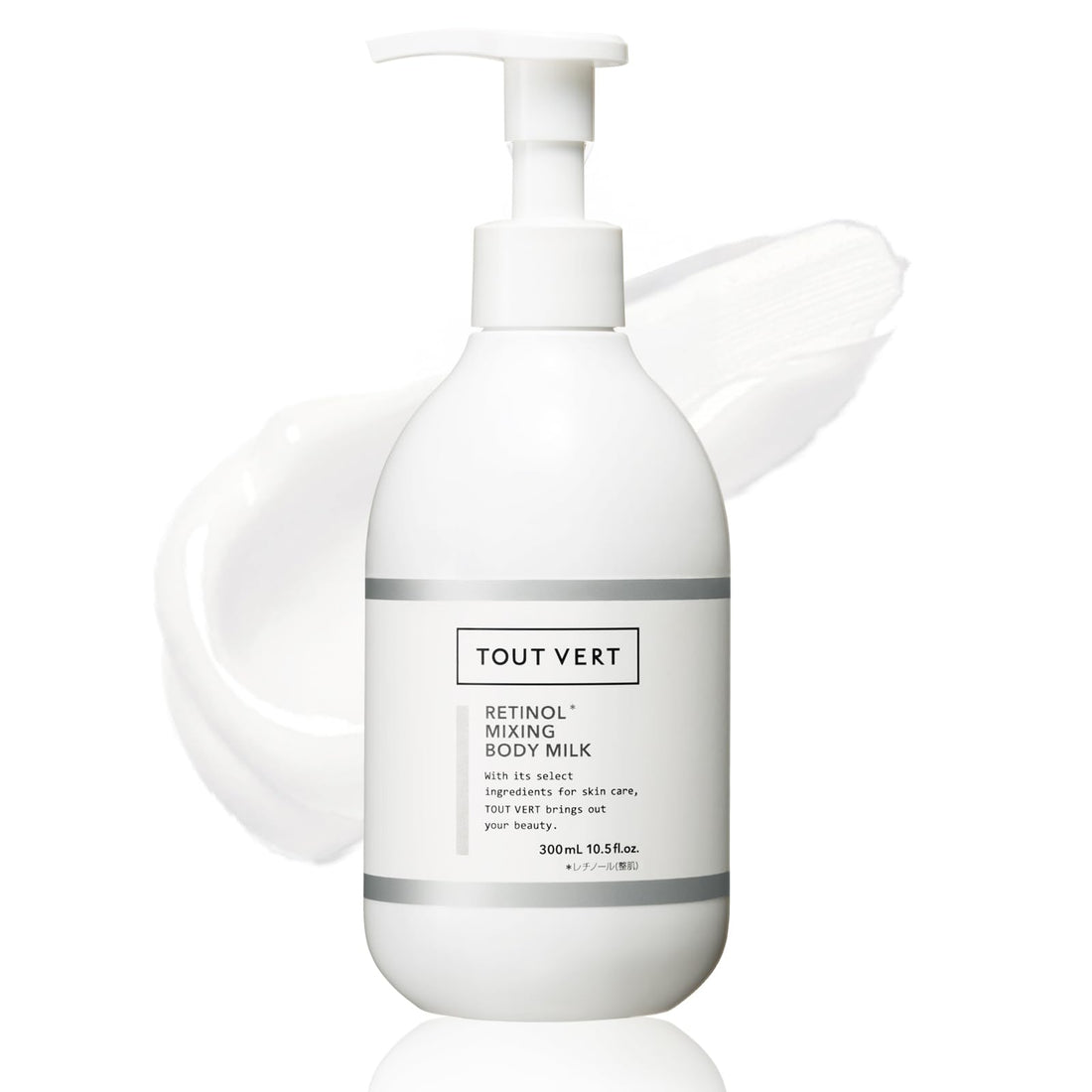 Tout Vert Retinol Milk 300mL Fragrance-Free Body Moisturizer