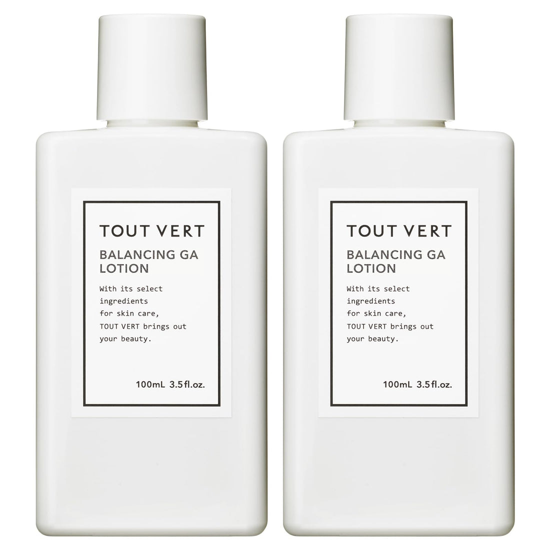 Tout Vert Balancing GA Lotion Set with Glycyrrhizic Acid 100mL x 2