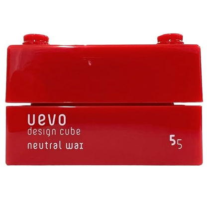 uevo design cube Neutral Wax 30g for Natural Styling
