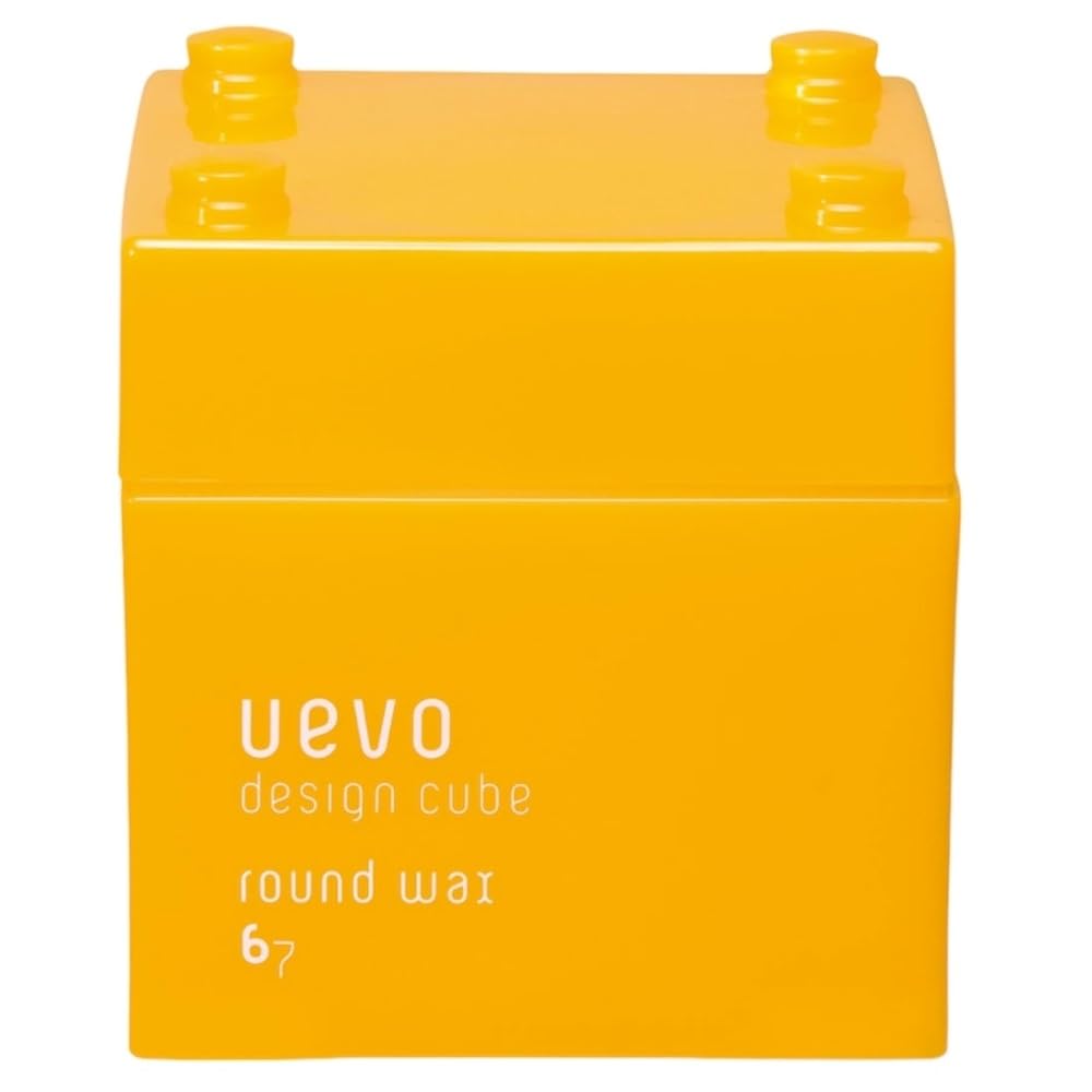Uevo Design Cube Round Wax 80g for Natural Finish