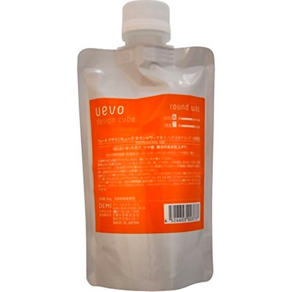 uevo design cube Round Wax 200g Clear Styling Product
