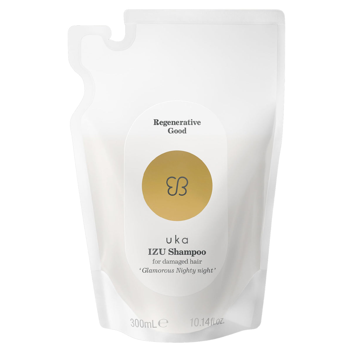 uka Glamorous Nighty Night Shampoo Refill 300ml for Damaged Hair