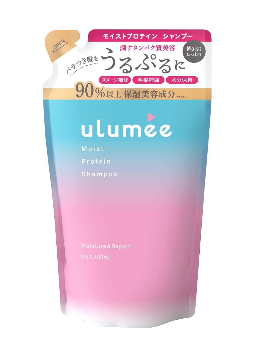 ulumee Moist Protein Shampoo Refill 400mL