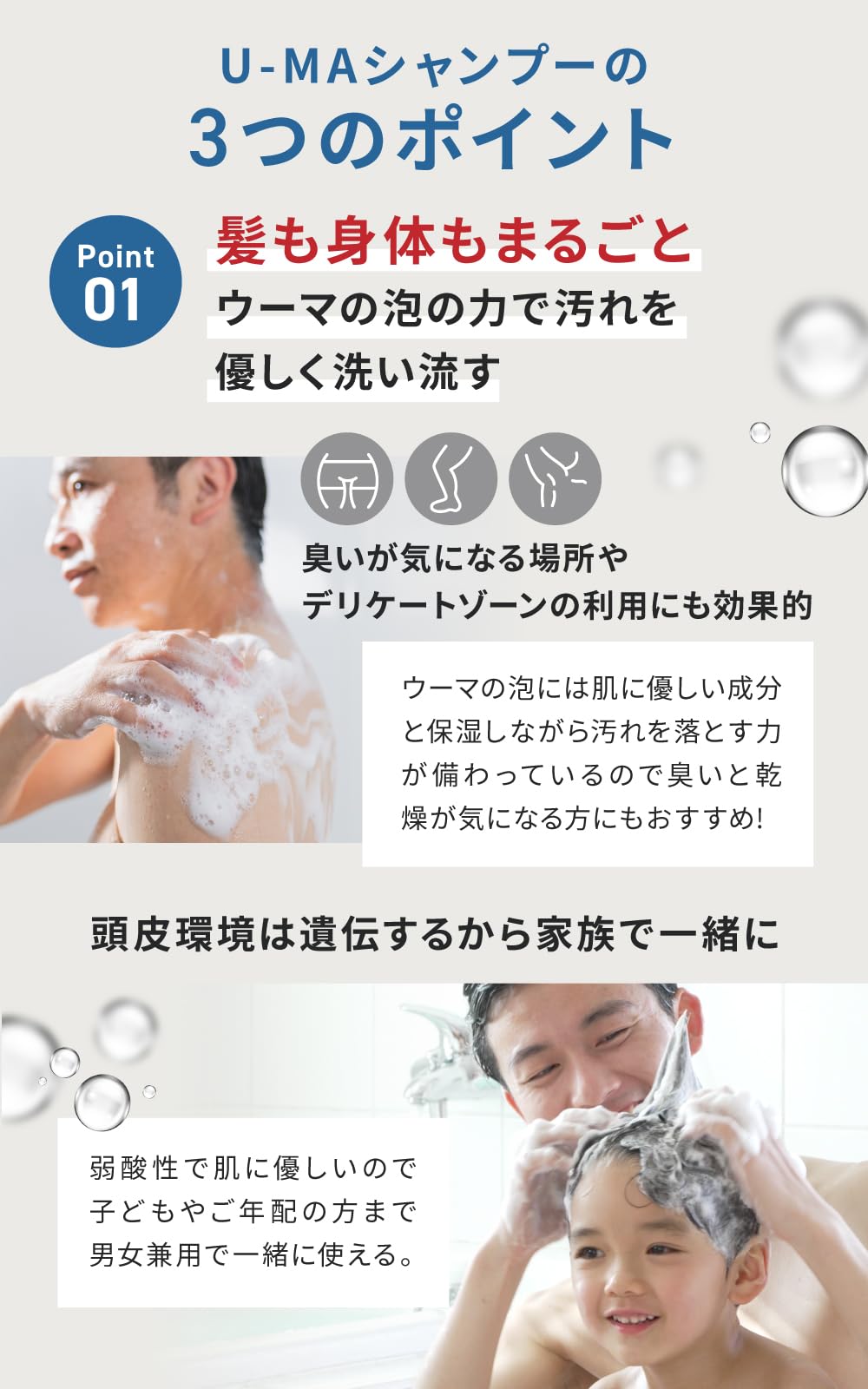 U-MA Premium Shampoo 300ml for Scalp and Aging Care