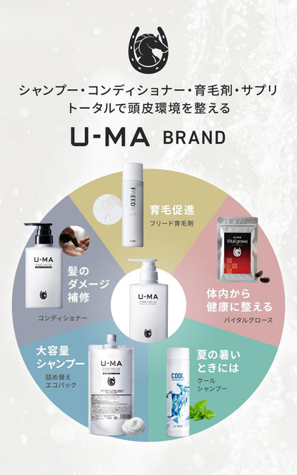 U-MA Premium Shampoo 300ml for Scalp and Aging Care