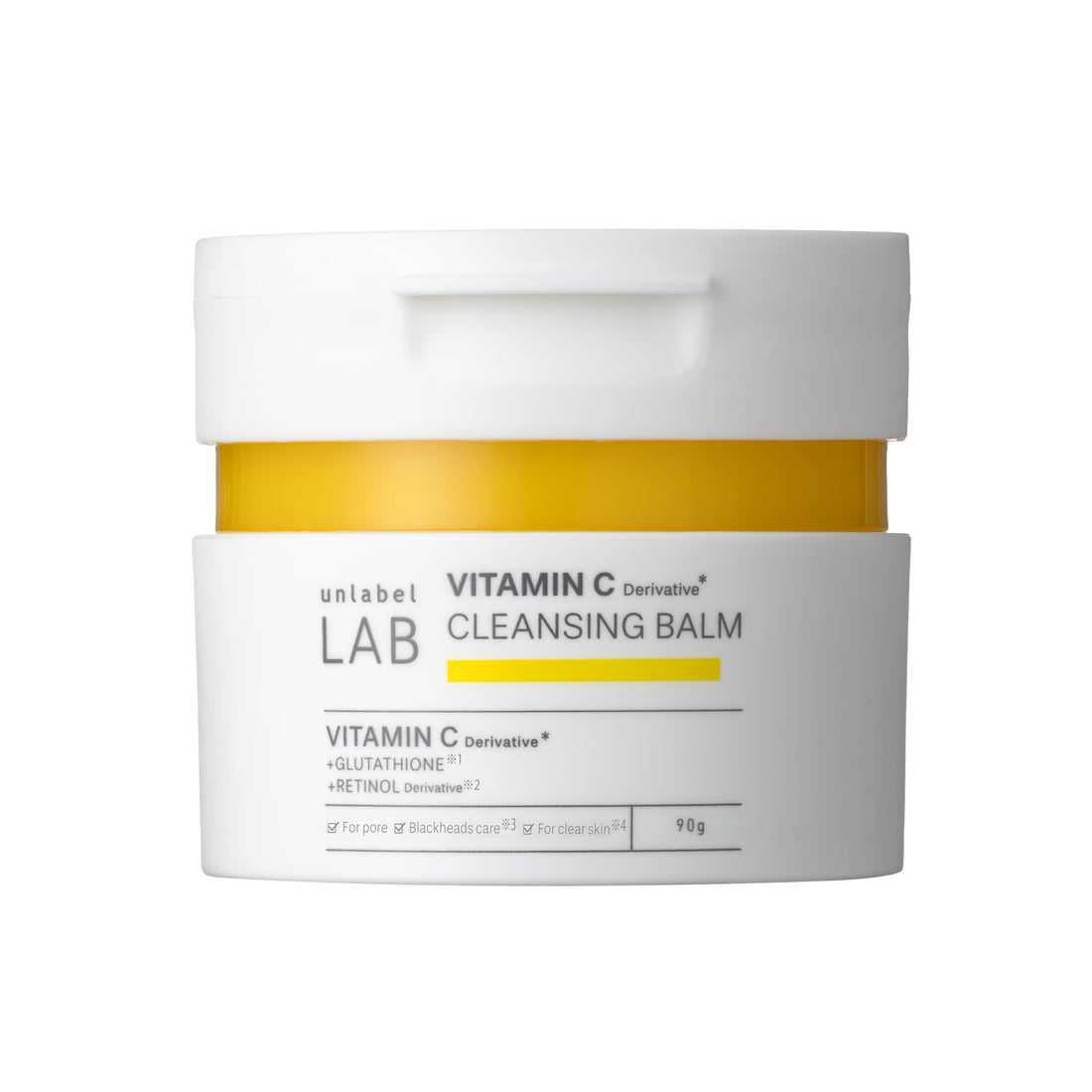 unlabel Cleansing Balm with Vitamin C 90g - Japanese Makeup Remover