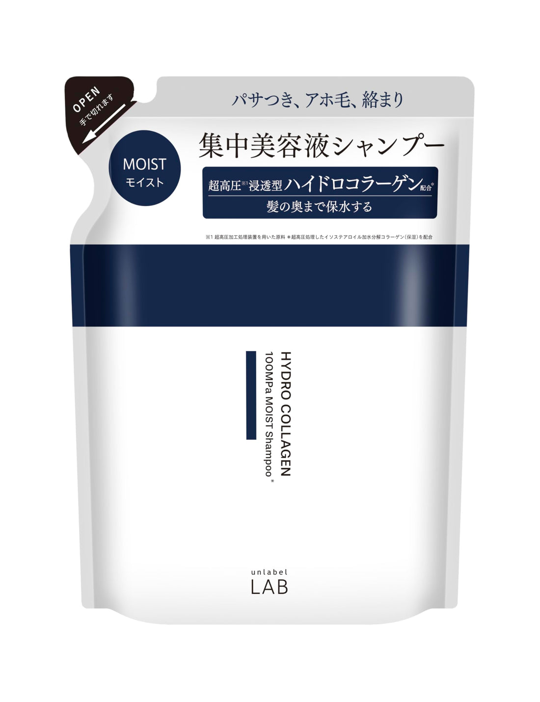 unlabel CO Moist Shampoo, recharge 310 mL