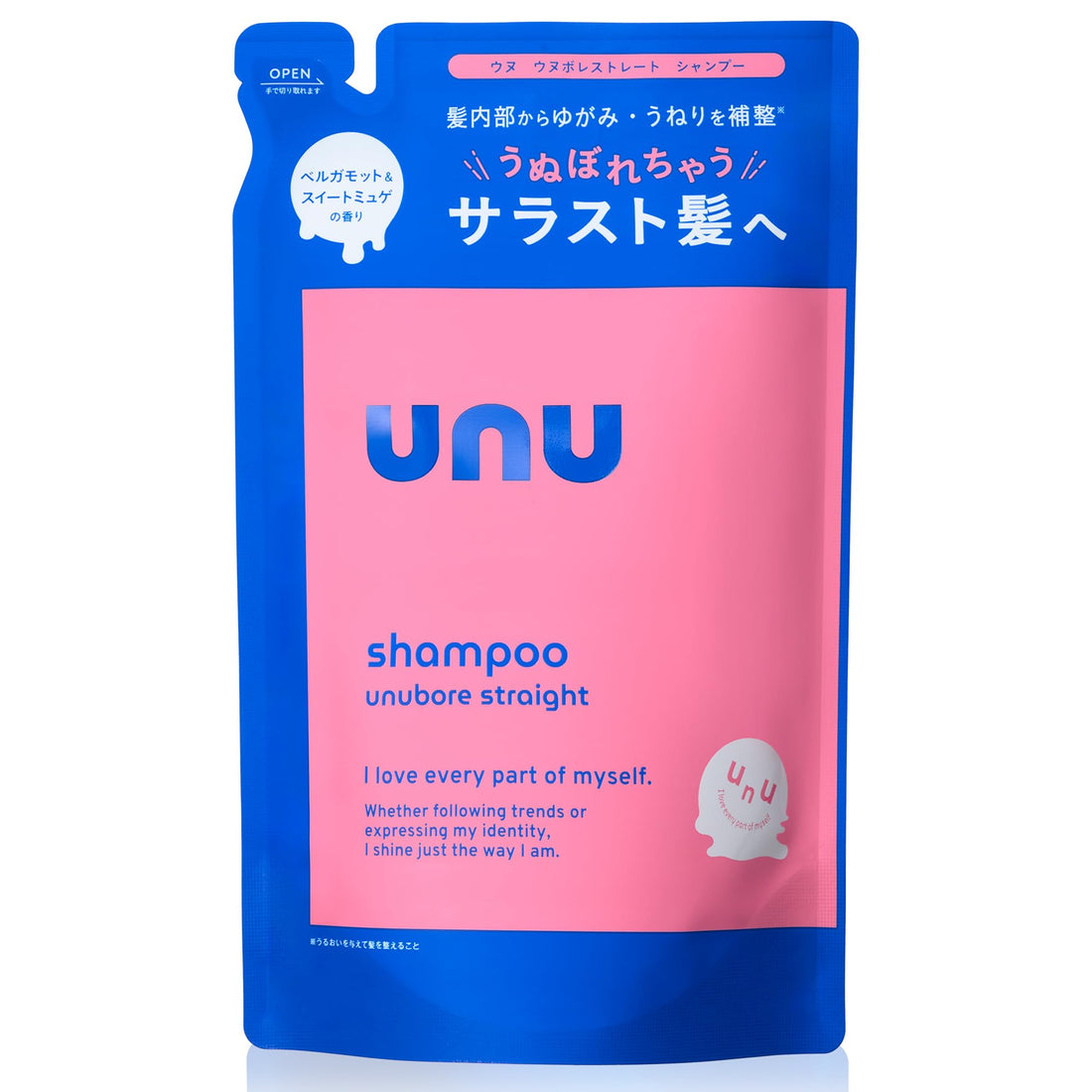 unu Straight Hair Shampoo Refill for Smooth Hair Care
