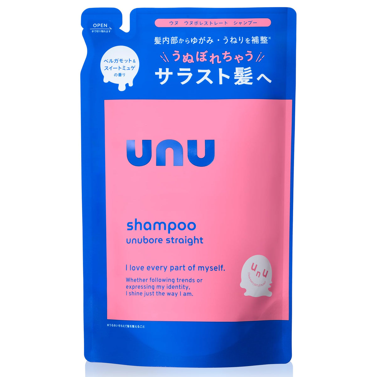 unu Hair Straightening Shampoo 300ml for Smooth and Manageable Hair