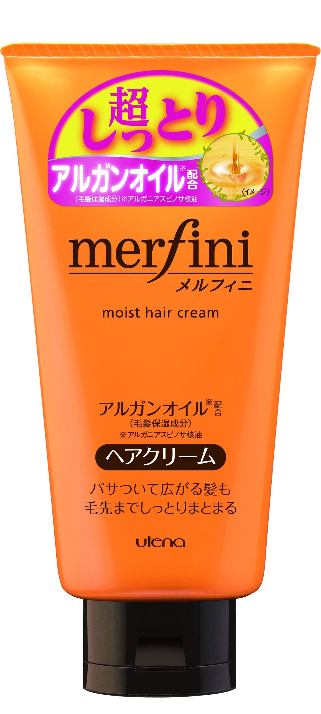 Utena Melphini Hair Cream Moisturizing 150g with Fruity Floral Scent
