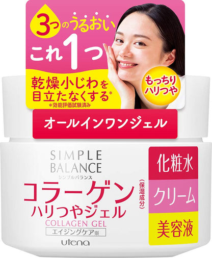 Utena Simple Balance Moist Gel Firmness &amp; Shine 100g Japanese Skincare