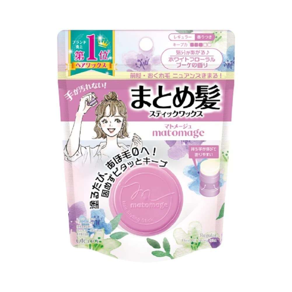 Utena Matomage Hair Up Stick Regular White Floral Bouquet 13g