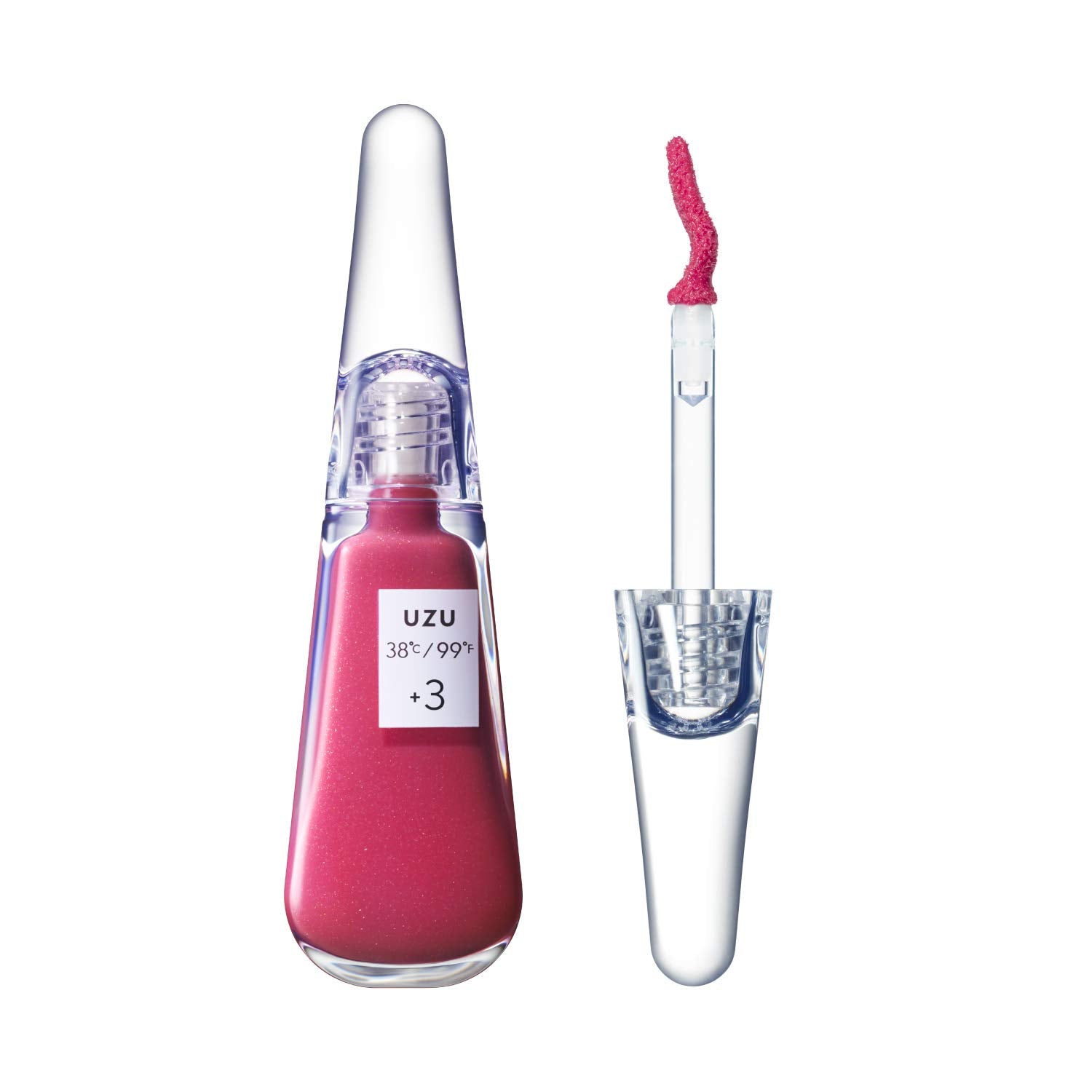 UZU BY FLOWFUSHI 38°C / 99°F Traitement des lèvres [+3 Rose] Soin des lèvres Peau belle Bactéries de beauté Hydratation Sans parfum Faible irritation