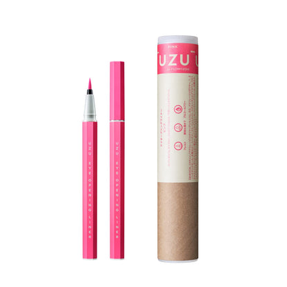 UZU Eyeliner Liquid Pink 0.55ml Alcohol-Free for Easy Removal
