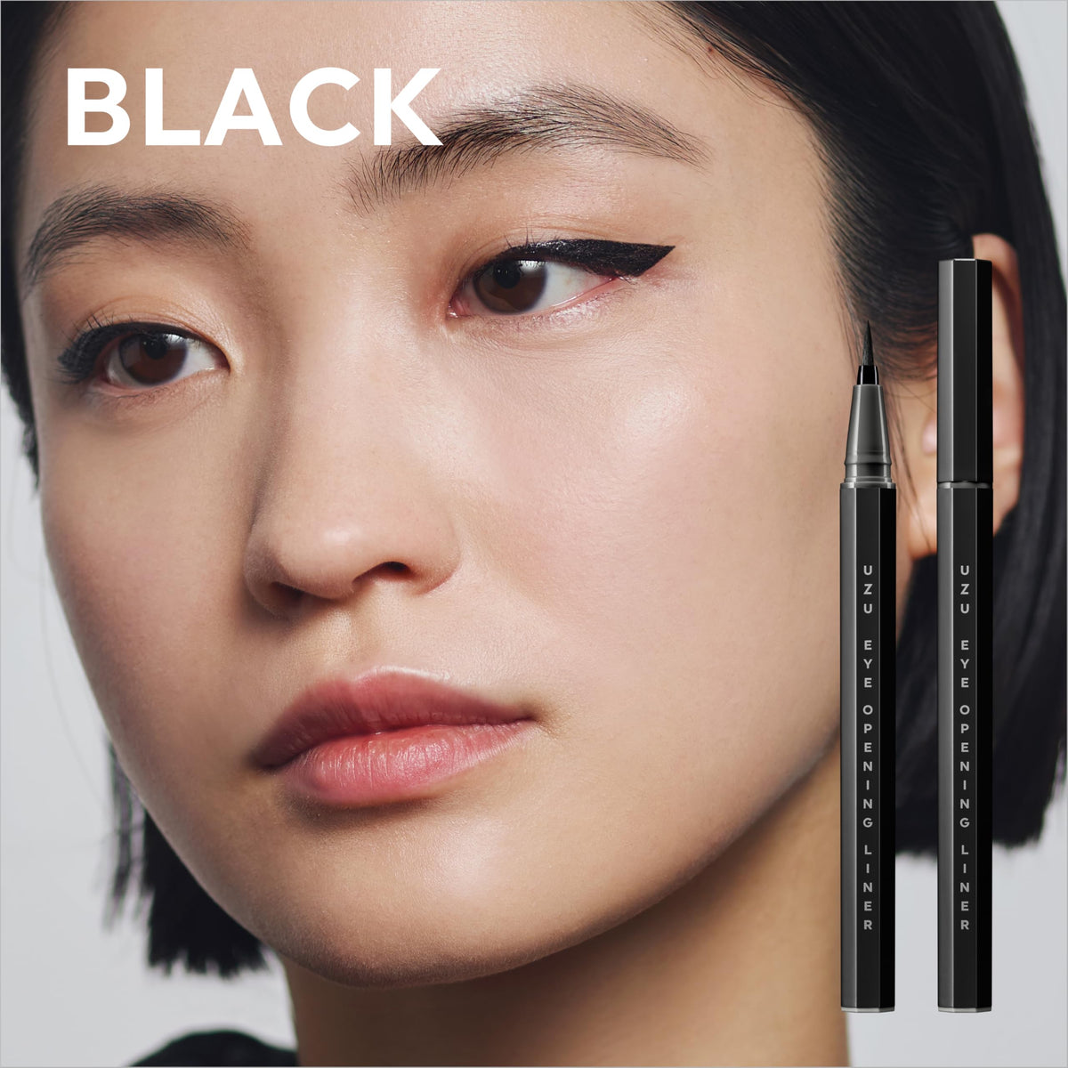 UZU Liquid Eyeliner Black Made with Bamboo Charcoal 0.55ml