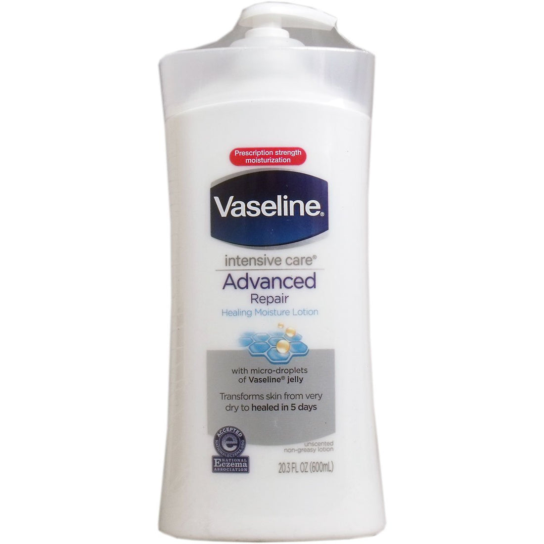 Vaseline Lotion hydratante réparatrice 600ml pour une hydratation durable
