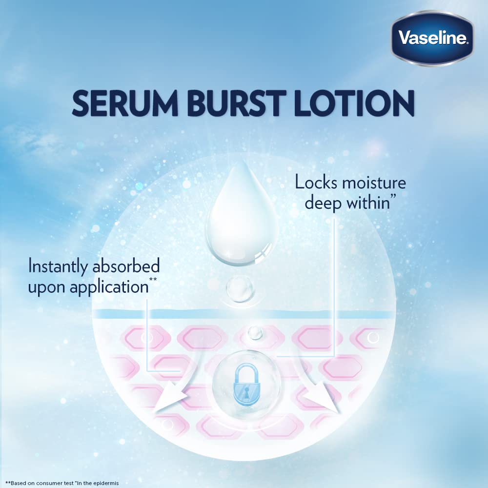 Vaseline Gluta-Hya Healthy Bright Serum Burst UV Lotion 330ml