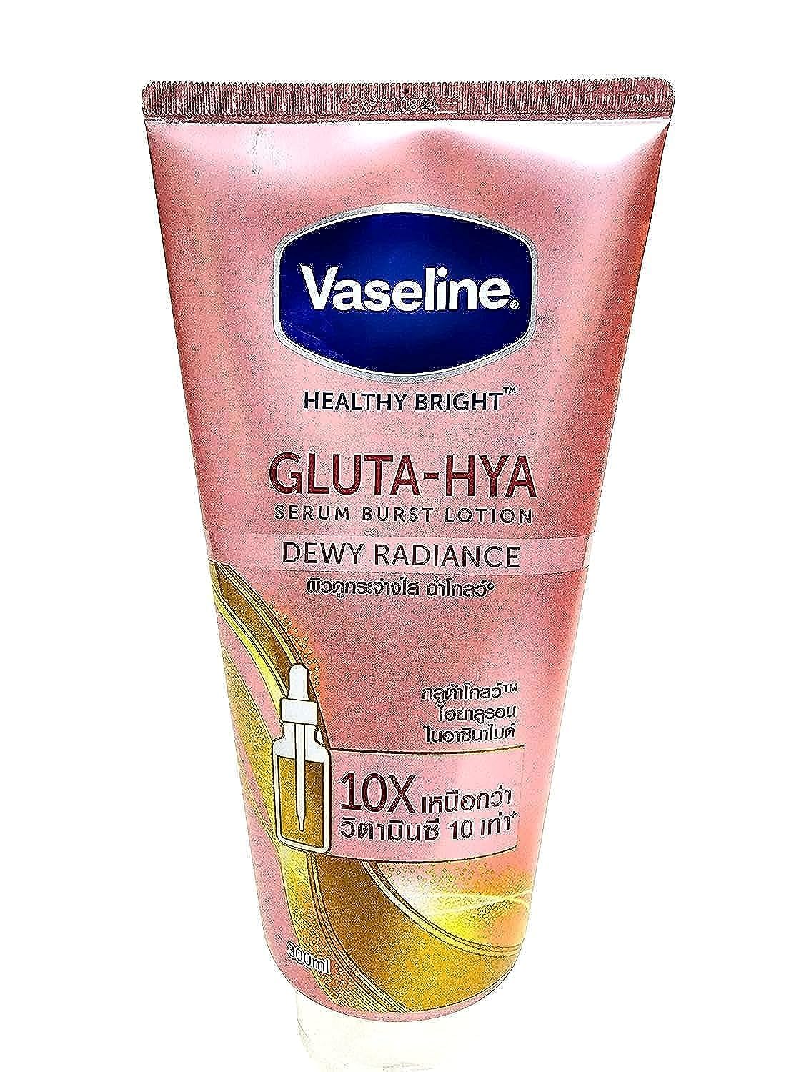 Vaseline Dewy Radiance Serum Burst Lotion 300ml for Glowing Skin