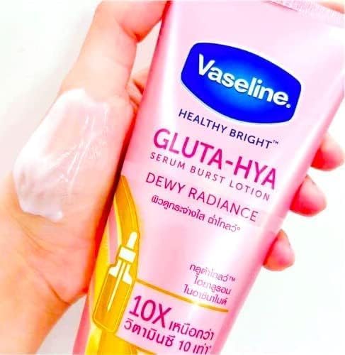 Vaseline Dewy Radiance Serum Burst Lotion 300ml for Glowing Skin
