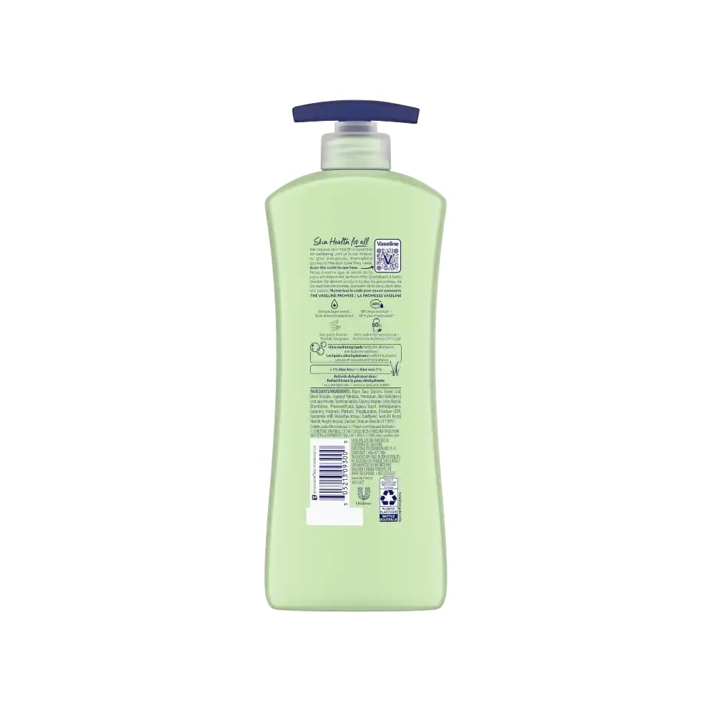 Vaseline Aloe Soothe Lotion 600ml Hydrating Body Lotion