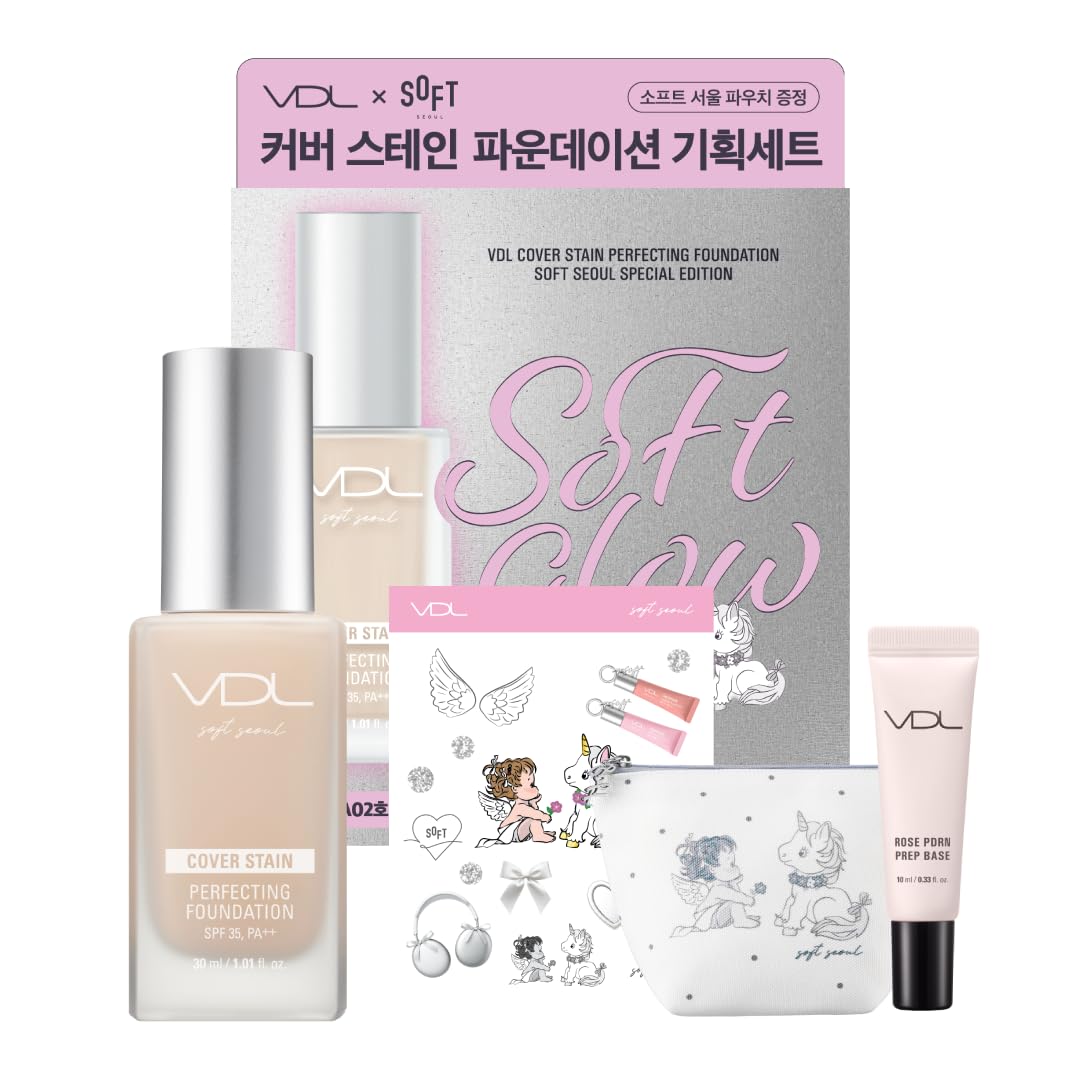 VDL Cover Stain Perfecting Foundation A02 30ml for Flawless Finish