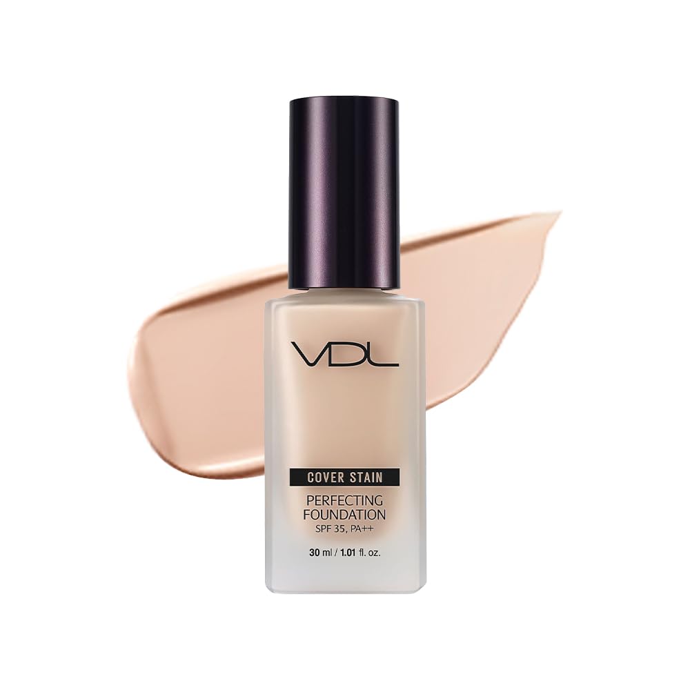 VDL Coverstay Perfecting Foundation A03 30ml Lightweight Liquid Foundation