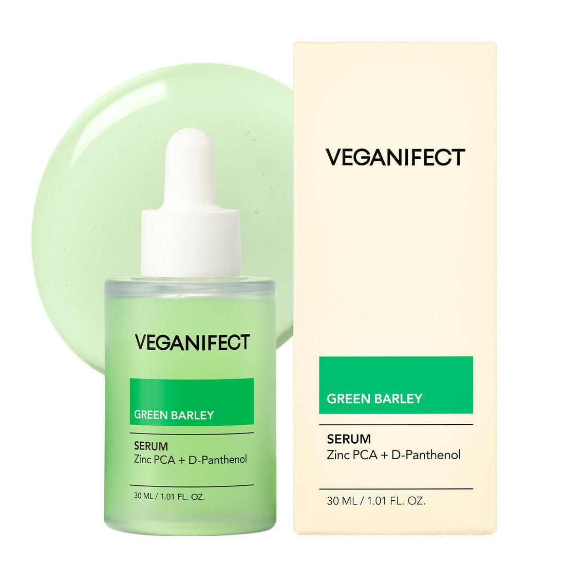 VEGANIFECT Blue Barley Zinc Serum 30ml for Japanese Skincare