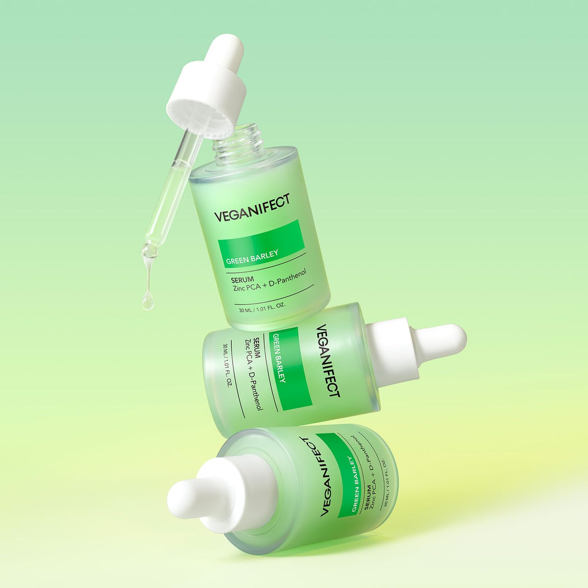VEGANIFECT Blue Barley Zinc Serum 30ml for Japanese Skincare