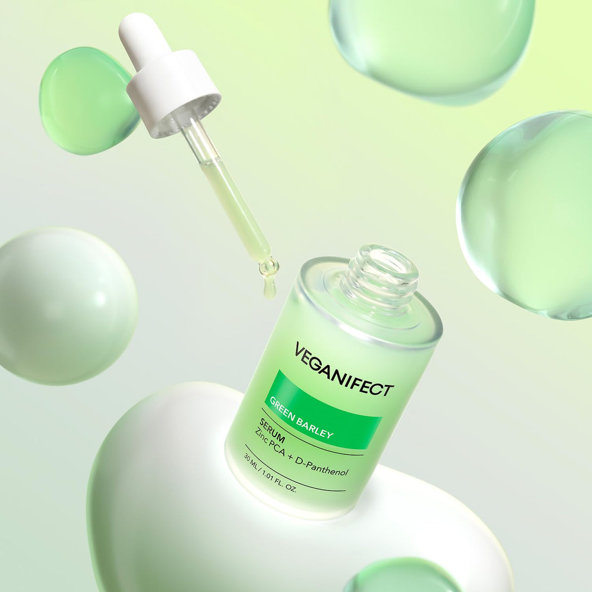 VEGANIFECT Blue Barley Zinc Serum 30ml for Japanese Skincare