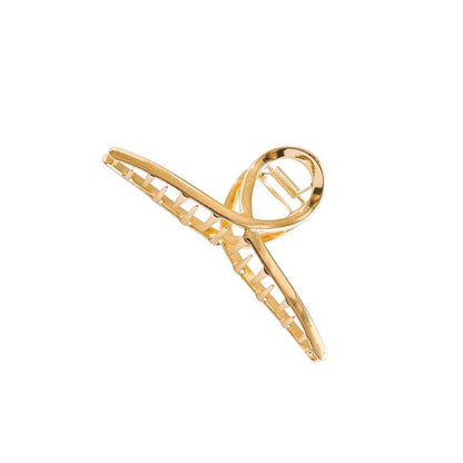 Vigetto Large Hair Clip for Thick Hair - Stylish Gold Design