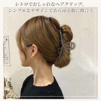 Vigetto Large Hair Clip for Thick Hair Light Gray