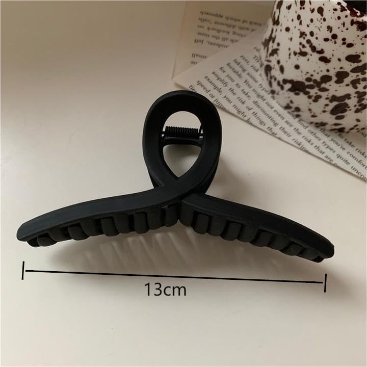 Vigetto Large Hair Clip for Thick Hair in Matte Black