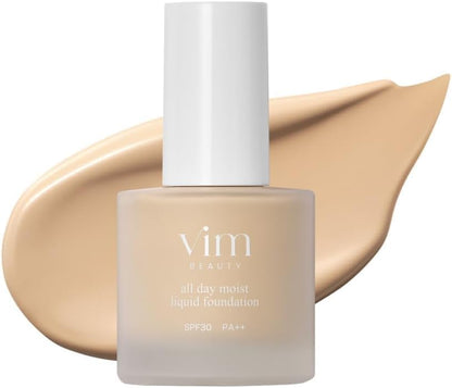 vim BEAUTY All Day Moist Liquid Foundation SPF30 PA++ 30mL