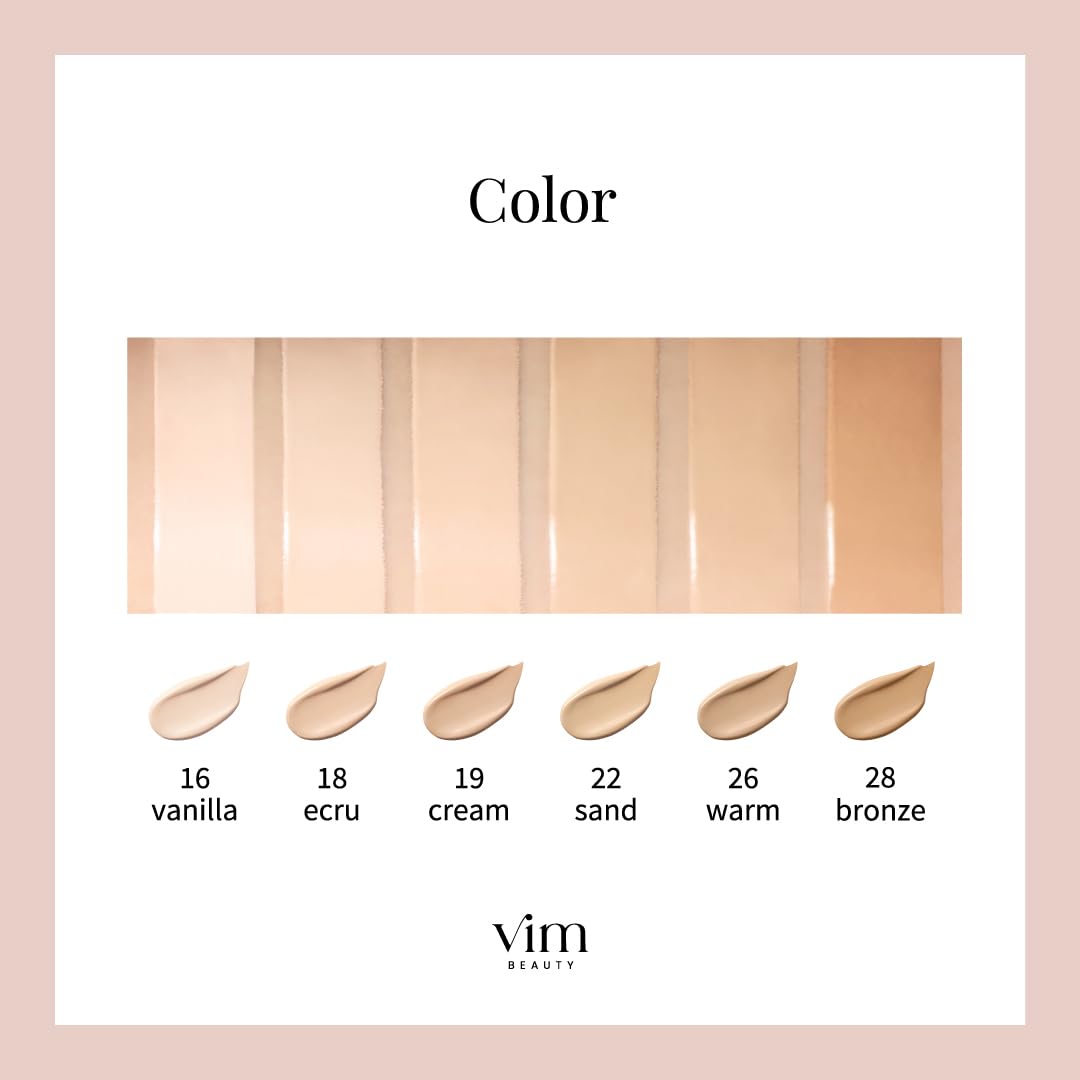 vim BEAUTY All Day Moist Liquid Foundation SPF30 PA++ 30mL