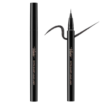 Visee Extra Sharp Liquid Liner BK001 Black 0.4mL Eyeliner Liquid Long-lasting Black Ultra-fine 0.01mm