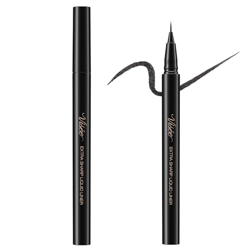 Visee Extra Sharp Liquid Liner BK001 Black 0.4mL Eyeliner Liquid Long-lasting Black Ultra-fine 0.01mm