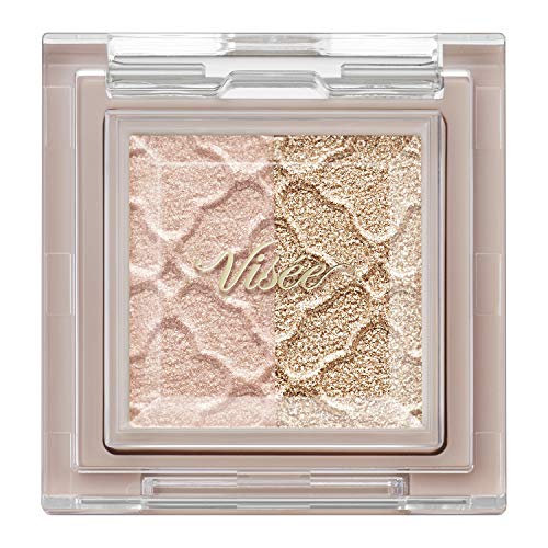 Visee Dazzling Duo Eyeshadow Light Beige 1.2 grams for Stunning Looks