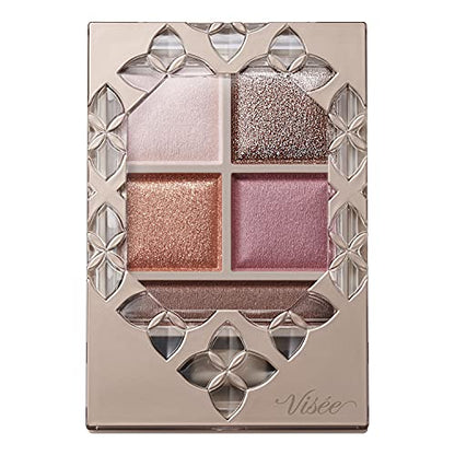Visee Lisse Panorama Design Eye Palette Eyeshadow BR-3 Pink Brown 5.5g