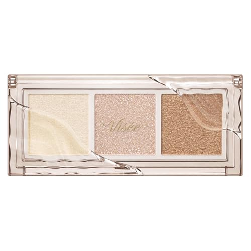 Visee Killer Eye Trio BR-2 Captivating Blink 3g Eyeshadow Brown Glitter